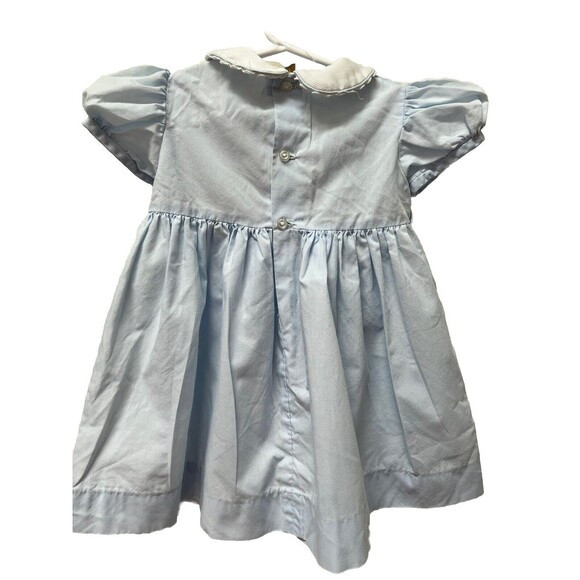 Funtasia! Too Dress Light Blue White Girl's Sz 4T Rounded Collar Lightweight - Picture 4 of 8